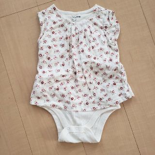 ベビーギャップ(babyGAP)のbaby GAP 小花柄半袖ボディーTシャツ 70(6~12month)(Ｔシャツ)