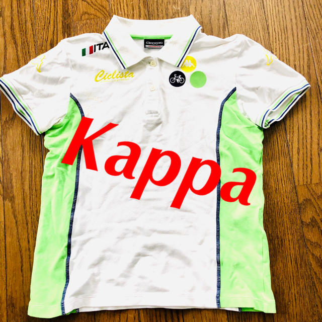 Kaepa(ケイパ)のKappa カッパ ポロシャツ ホワイト S 半袖 スポーツ イタリア レディースのトップス(ポロシャツ)の商品写真