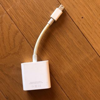 アップル(Apple)のMini DisplayPort - DVIアダプタ(映像用ケーブル)