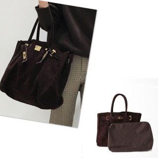 アパルトモンドゥーズィエムクラス(L'Appartement DEUXIEME CLASSE)のアパルトモン　SITA PARANTICA Suede Tote Bag(トートバッグ)