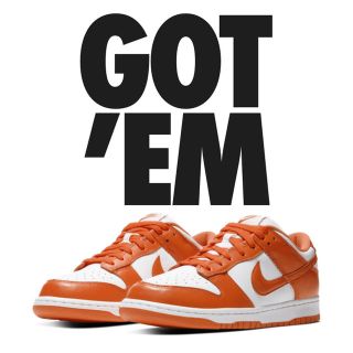 ナイキ(NIKE)のNIKE DUNK LOW ORANGE BLAZE サイズ29cm(スニーカー)