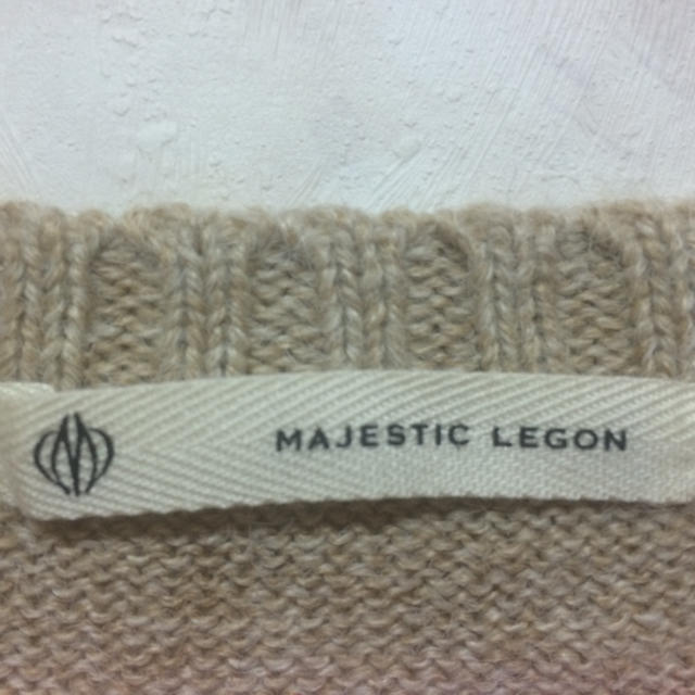 MAJESTIC LEGON(マジェスティックレゴン)のマジェ ニットワンピ レディースのワンピース(ミニワンピース)の商品写真