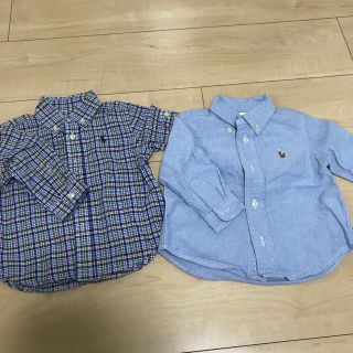 ポロラルフローレン(POLO RALPH LAUREN)のaichan様専用　ラルフローレン　シャツ　9M  2枚セット(シャツ/カットソー)