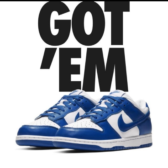 NIKE DUNK LOW "KENTUCKY" VARSITY ROYAL