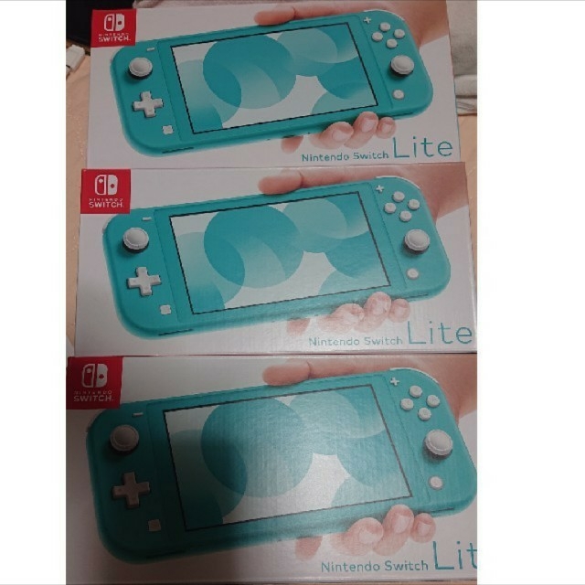 人気 Nintendo Switch Lite ターコイズ3台セット 家庭用ゲーム機本体 ...