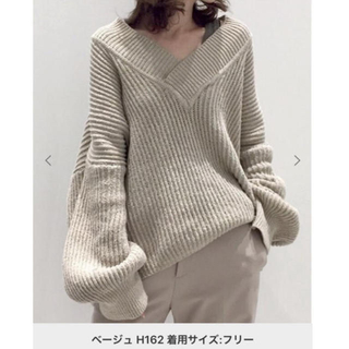 アパルトモンドゥーズィエムクラス(L'Appartement DEUXIEME CLASSE)のアパルトモン Twins Florence oversized knit(ニット/セーター)