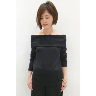 アパルトモンドゥーズィエムクラス(L'Appartement DEUXIEME CLASSE)のAP  STUDIO  off shoulder プルオーバー(ニット/セーター)