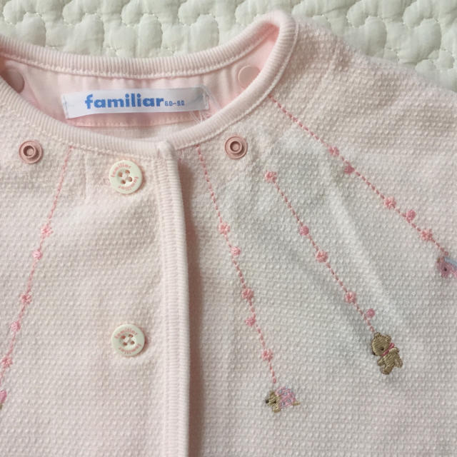 familiar - 【新品タグ付き】ファミリア♡ベビーケープ ポンチョ