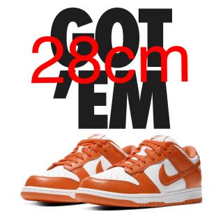 ナイキ(NIKE)のNIKE SB Dunk low Orange blaze 28cm(スニーカー)