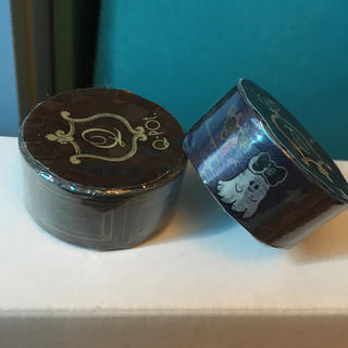 キューポット(Q-pot.)のキューポット　マスキングテープ　2種類　チョコ柄　ハロウィン柄　Q−pot(テープ/マスキングテープ)