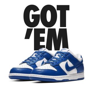 ナイキ(NIKE)のdunk low blue(スニーカー)