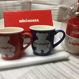 ミキハウス(mikihouse)のミキハウスの陶器マグカップ＋プラマグカップ(マグカップ)