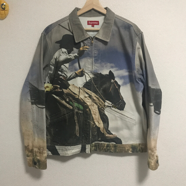 17ss supreme cowboy denim work jacket 17ss supreme cowboy denim work jacket