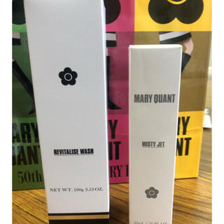 マリークワント(MARY QUANT)のマリークワント　リバイタライズウォッシュ（洗顔料）とミスティージェット（化粧水）(化粧水/ローション)