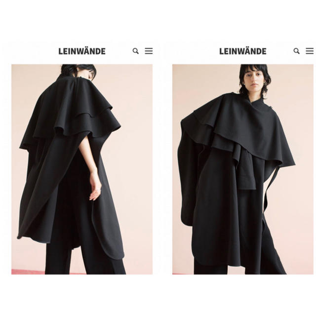 LEINWANDE Mantle Coat コート ポンチョコート LEINWANDE Mantle Coat コート ポンチョコート