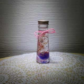 ハンドメイド ハーバリウム 紫陽花 パール ベイビーテイスト ピンク(インテリア雑貨)