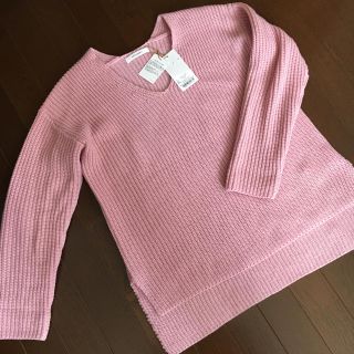 マウジー(moussy)のmoussy ピンクゆるニット(ニット/セーター)