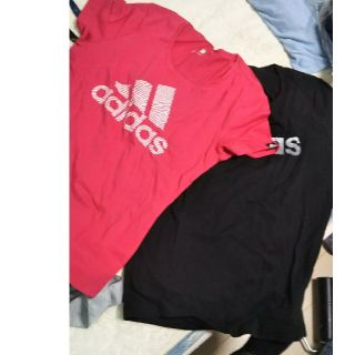 アディダス(adidas)のつるっぺ様専用です♪adidasシャツ未使用二枚セット(Tシャツ(半袖/袖なし))