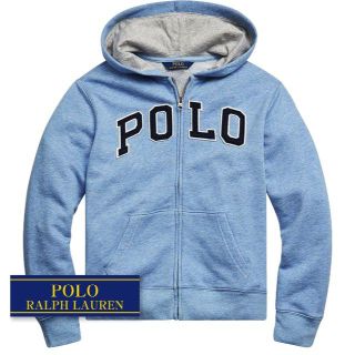 ラルフローレン(Ralph Lauren)の☆新品☆150 ラルフローレン ツイルテリーフーディ ライトブルー 1235(ジャケット/上着)