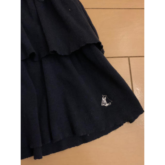 PETIT BATEAU(プチバトー)のプチバトー　ティアードスカート　12ans キッズ/ベビー/マタニティのキッズ服女の子用(90cm~)(スカート)の商品写真