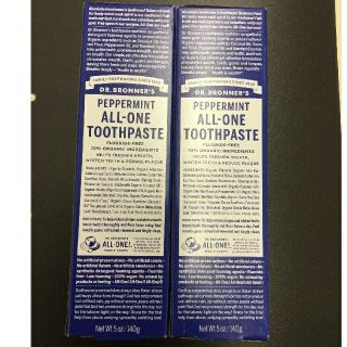 ドクターブロナー(Dr.Bronner)の【最終値下げ！！！】ホワイトニング　歯磨き粉(歯磨き粉)