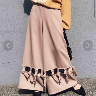 アメリヴィンテージ(Ameri VINTAGE)のKNOT WIDE PANTS(カジュアルパンツ)