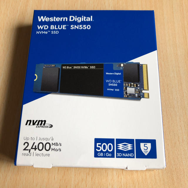 M.2 SSDの500GB