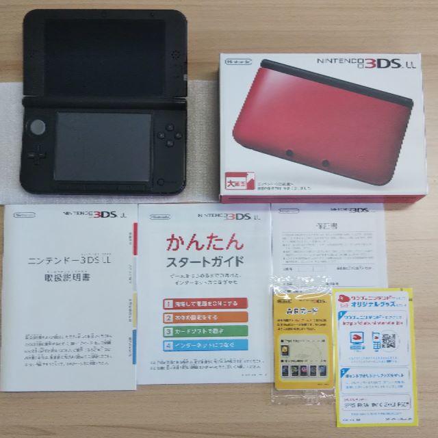 【付属品完品/動作品】Nintendo 3DS LL 本体 RED×BLACKNEW