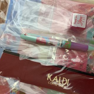 カルディ(KALDI)のカルディ オンラインショップ完売 オリジナルステーショナリー一式 KALDI(ファイル/バインダー)