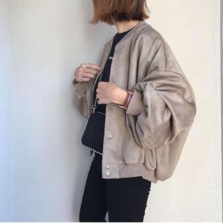 ザラ(ZARA)のZARA スエード ボンバージャケット ブルゾン(ブルゾン)