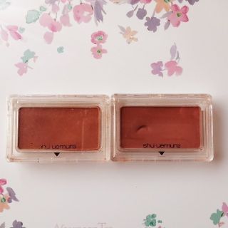 シュウウエムラ(shu uemura)のシュウウエムラ グローオンMチーク2色セット@ブラウン74とアンバー88(チーク)