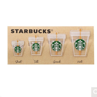 スターバックスコーヒー(Starbucks Coffee)のスタバ　クリップ  クリップセットCold Cup(その他)