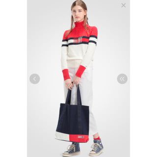 トミーヒルフィガー(TOMMY HILFIGER)のTOMMY HILFIGER 大きめトートバッグ フラッグ 新品未使用(トートバッグ)