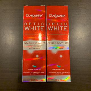 クレスト(Crest)の【新品】コルゲート colgate 2本 歯磨き粉 ホワイトニング(歯磨き粉)