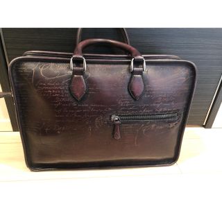 本日限定Berluti Trois Nuit Leather BriefCase