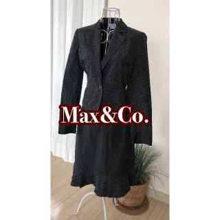 マックスアンドコー(Max & Co.)の美品★Max＆Co.ドット柄マーメイドスカートスーツ(スーツ)