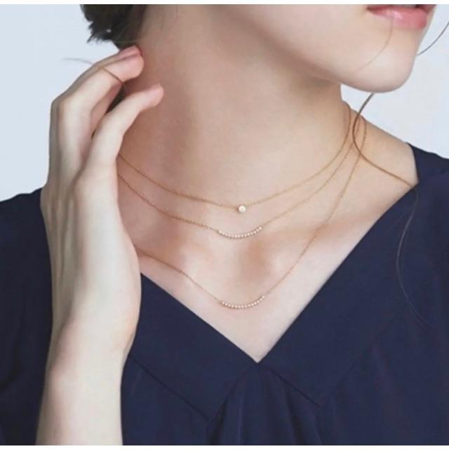 アーカー ビリーブユー ネックレス ロング 0.1ct-