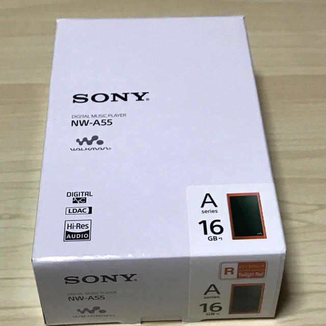 SONY(ソニー)のSONY ウォークマン　aシリーズ　NW-A55 スマホ/家電/カメラのオーディオ機器(ポータブルプレーヤー)の商品写真