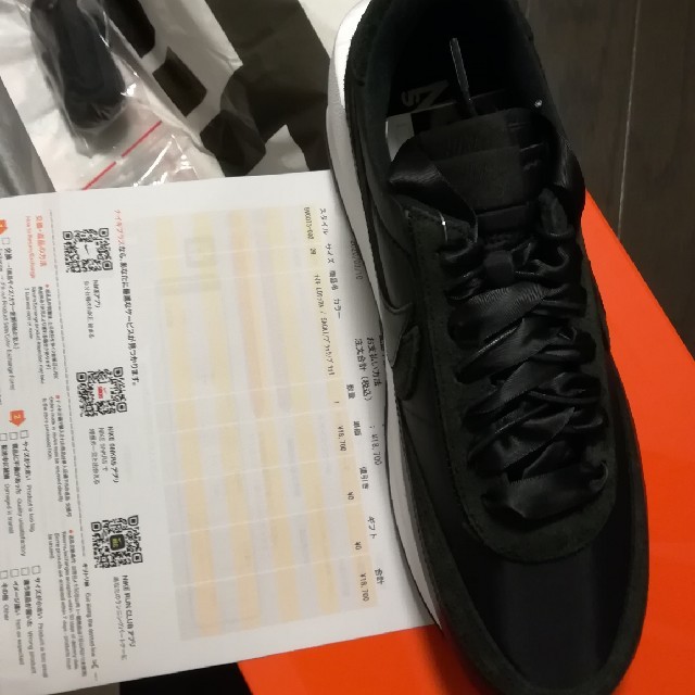 29cm  Nike×sacai LDV Waffle black 黒 メンズの靴/シューズ(スニーカー)の商品写真