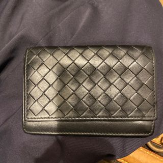 ボッテガヴェネタ(Bottega Veneta)のボッテガヴェネタ　名刺入れ　黒(名刺入れ/定期入れ)