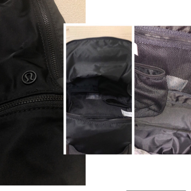 lululemon Backpackブラックほぼ新品 3