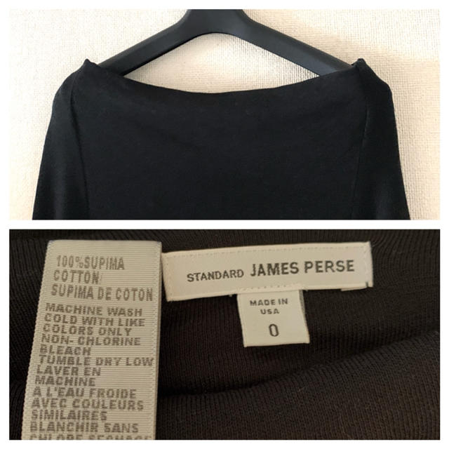 JAMES PERSE(ジェームスパース)のジェームスパース♡黒色の膝丈ワンピース レディースのワンピース(ひざ丈ワンピース)の商品写真