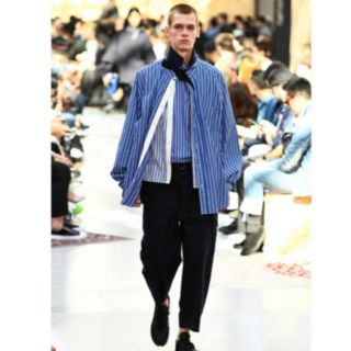 サカイ(sacai)の★sacai 20ss ストライプシャツ ダブル 人気★(シャツ)