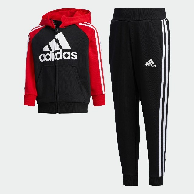 adidas(アディダス)のアディダス キッズ パーカー ジャージ上下 セットアップ トレーニングウェア キッズ/ベビー/マタニティのキッズ服男の子用(90cm~)(その他)の商品写真