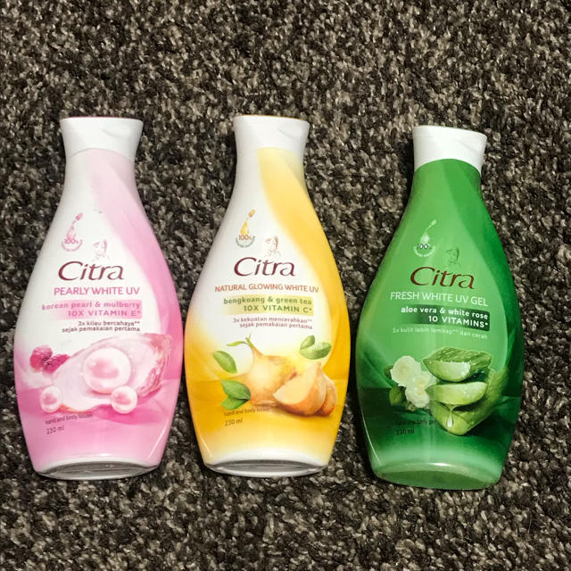 【値下げ】【直輸入】citra  ハンド&ボディローション 230ml 1〜3本 コスメ/美容のボディケア(ボディローション/ミルク)の商品写真