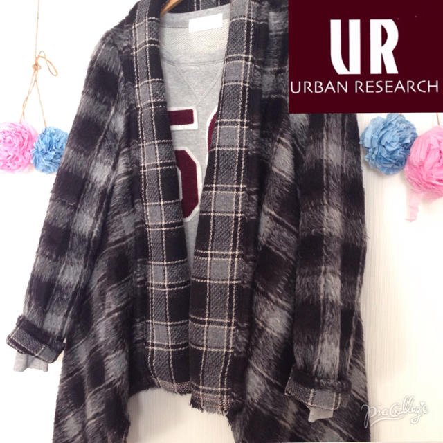 URBAN RESEARCH(アーバンリサーチ)のayaka様専用チェックコーディガン レディースのジャケット/アウター(その他)の商品写真