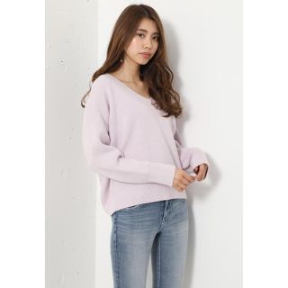 リエンダ(rienda)のV N／C Loose Knit TOP(ニット/セーター)