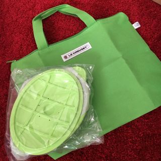 ルクルーゼ(LE CREUSET)のルクルーゼ グリーンセット(トートバッグ)