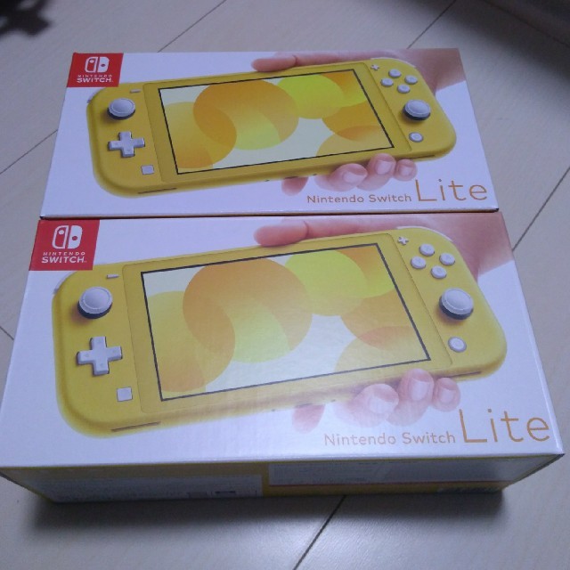 Nintendo Switch Lite イエロー ２台 新品-