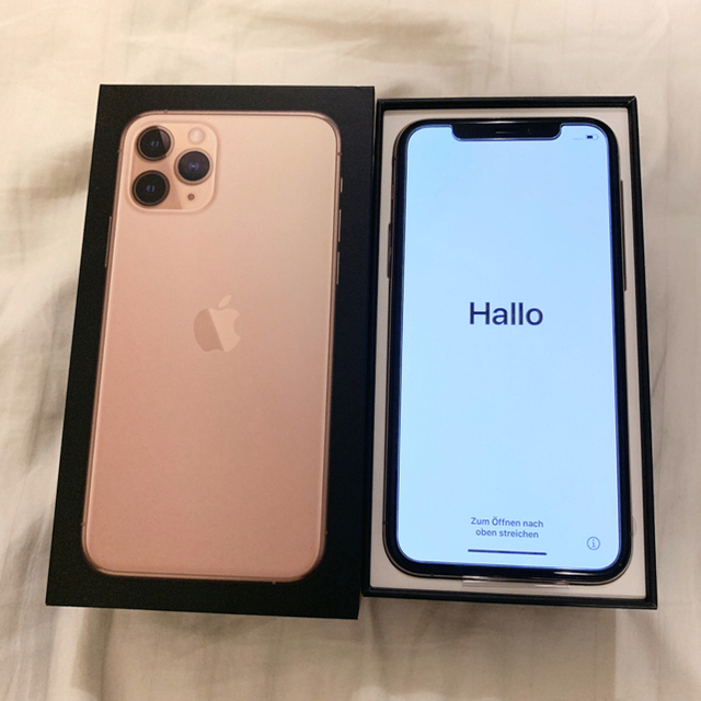 iPhone - 極美品！iPhone11 Pro 256GB ゴールド SIMフリーの通販 by